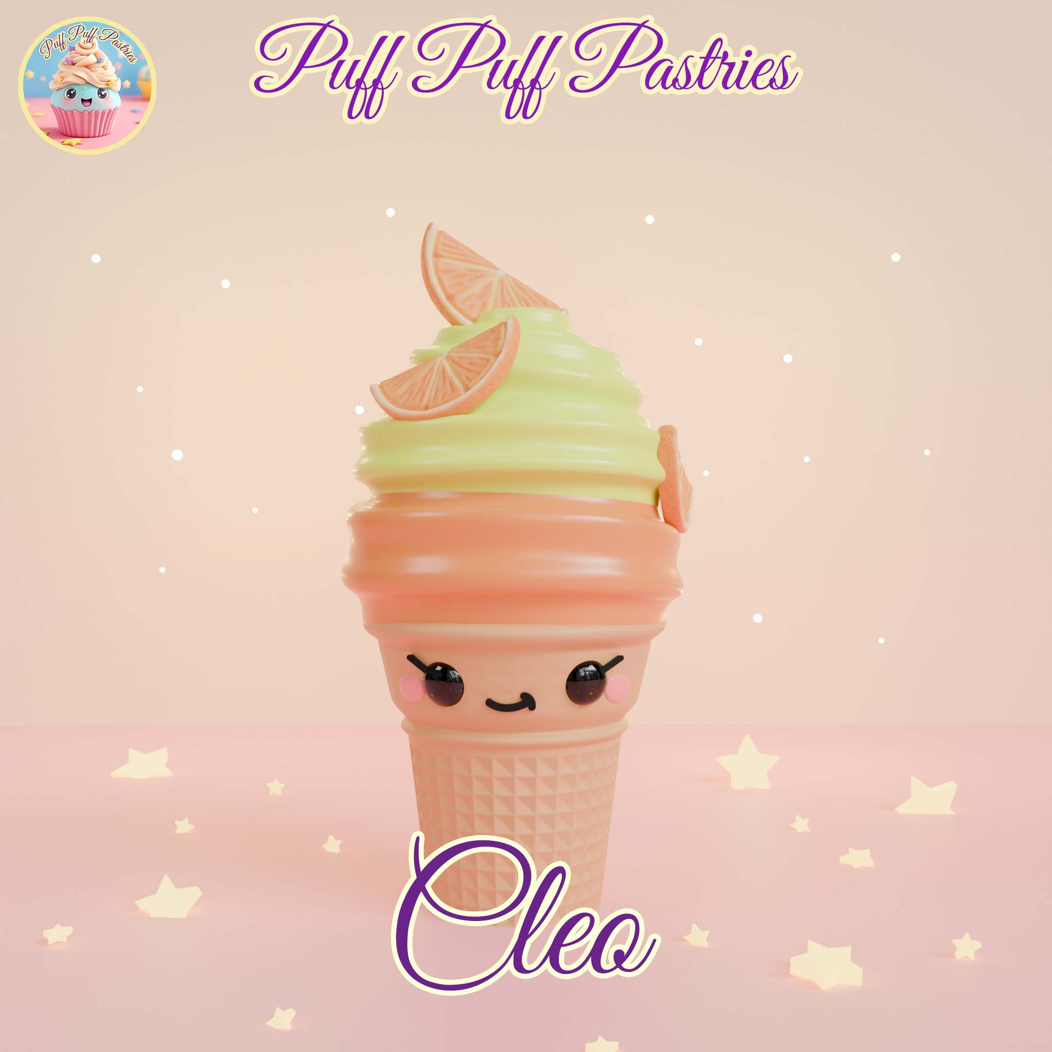 Kawaii Ice cream Cleo